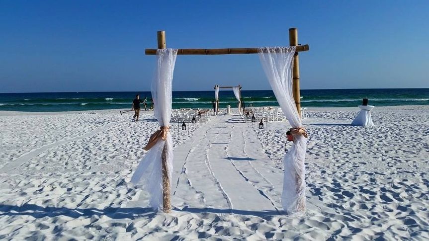 Beach Wedding Ceremony Planning In Destin Fl Simple Sweet